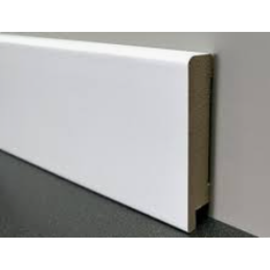 Плінтус MDF Luxprofile MODERN БЕТОН ТЕМНИЙ МD-4022