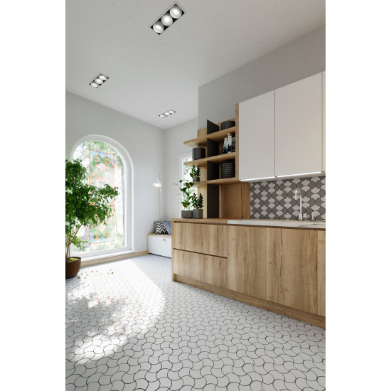 Мозаїка SCALES SC 6024 White 240x240x9 0,037 м2