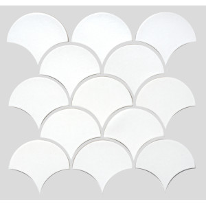 Мозаїка SCALES SC 6024 White 240x240x9 0,037 м2 