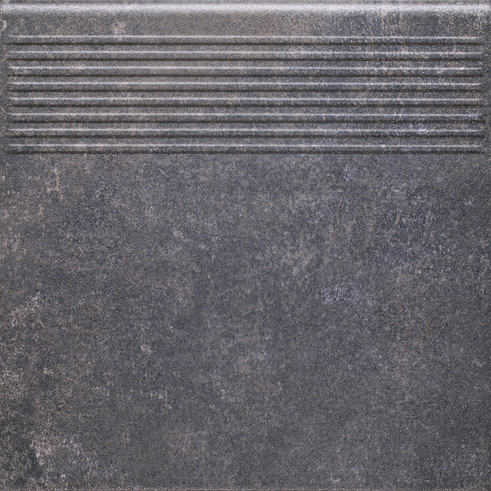 Сходинка пряма Viano Antracite 30x30 код 4979 Ceramika Paradyz