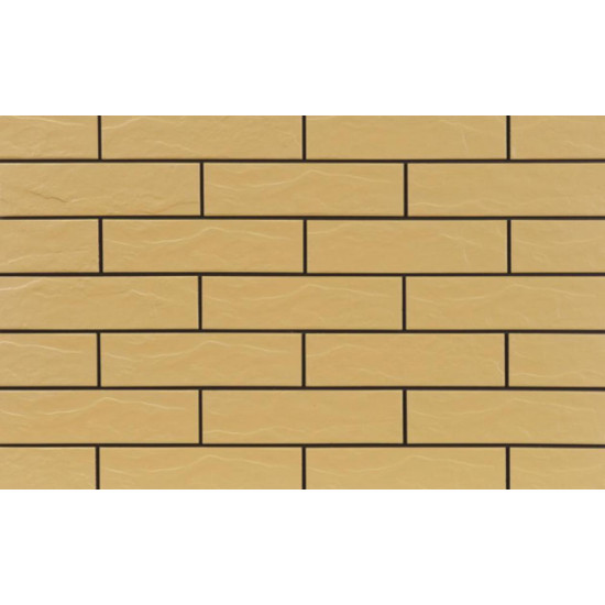 Плитка фасадна Piaskowa Rustiko 6,5x24,5x0,65 код 9676 Cerrad
