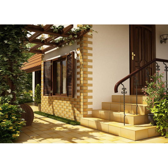 Плитка фасадна Piaskowa Rustiko 6,5x24,5x0,65 код 9676 Cerrad