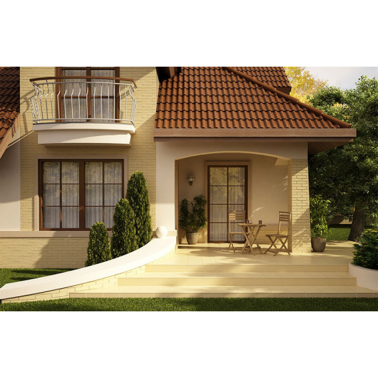 Плитка фасадна Piaskowa Rustiko 6,5x24,5x0,65 код 9676 Cerrad