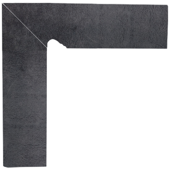 Цоколь лівий Bazalto Grafit 2х-елементний 81x300x11 Paradyz