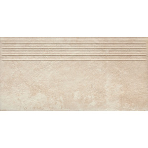 Сходинка пряма Scandiano Beige 30x60 код 1077 Ceramika Paradyz