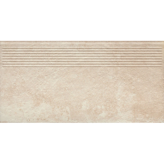 Сходинка пряма Scandiano Beige 30x60 код 1077 Ceramika Paradyz