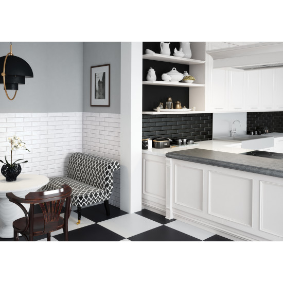 Плитка фасадна Foggia Nero 6,5x24,5x0,8 код 1917 Cerrad