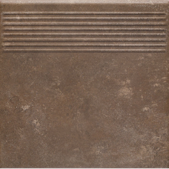 Сходинка пряма Ilario Brown 30x30 код 4856 Ceramika Paradyz