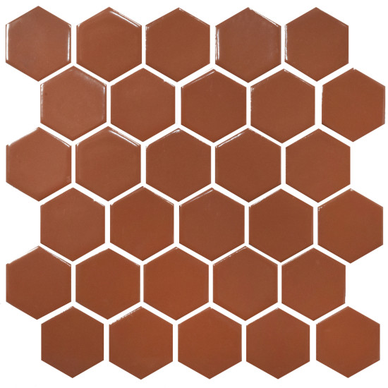 Мозаїка HEXAGON H 6009 Brown 295х295х9 УКРАЇНА