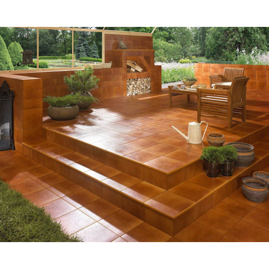 Сходинка з капіносом кутова Aquarius Beige 33x33 код 0465 Ceramika Paradyz