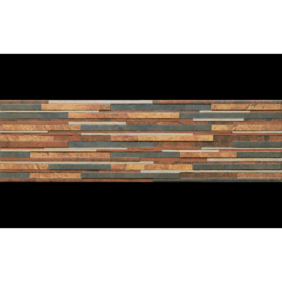 Камінь фасадний Zebrina Rust 17,5x60x0,9 код 6507 Cerrad