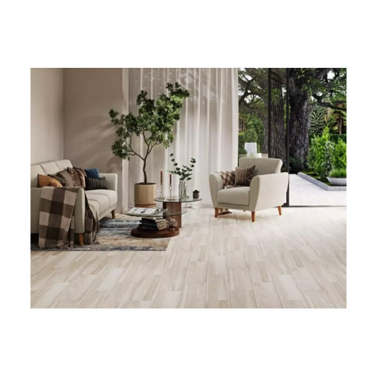 Плитка керамогранітна Flaxwood Light Grey 185x598x7 Cersanit