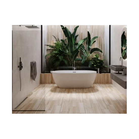 Плитка керамогранітна Flaxwood Beige 185x598x7 Cersanit