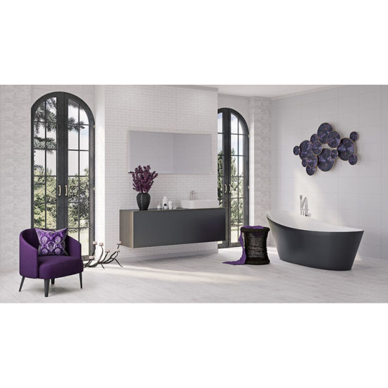 Плитка стінова Grey Satin 250×400 Cersanit
