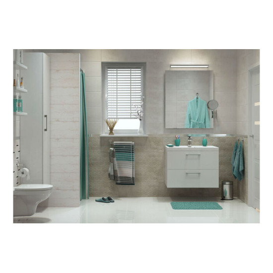Плитка стінова Polaris Dark Hexagon RECT 250x750 Ceramika Color
