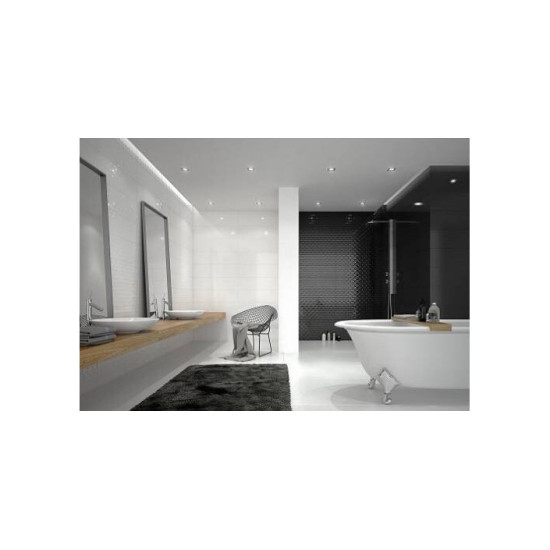 Плитка стінова White Odeon RECT 300x600 Ceramika Color