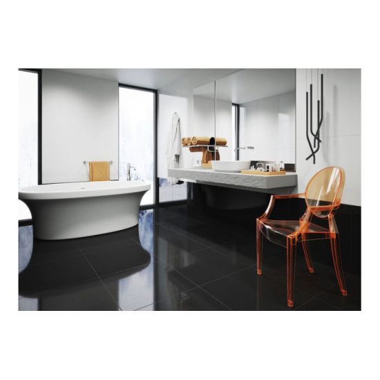 Плитка керамогранітна Cambia Black LAP 597x597x8 Cerrad