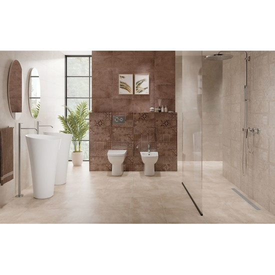 Плитка керамогранітна Febe Beige 420×420x8 Cersanit