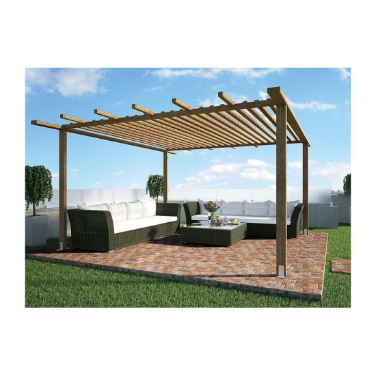 Плитка керамогранітна Bergamo Nights Brown 420×420x8 Cersanit