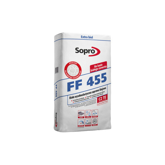 Клей для плитки Sopro FF 455 білий (25 кг)