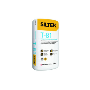 Клей для плитки високоеластичний Siltek T-81 (25 кг)