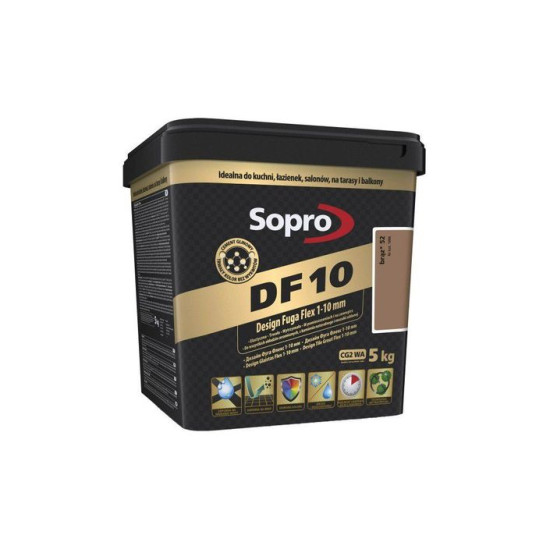 Затирка для швів Sopro DF 10 1066 коричнева №52 (5 кг)