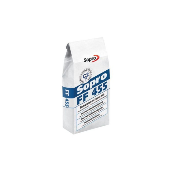 Клей для плитки Sopro FF 455 білий (5 кг)