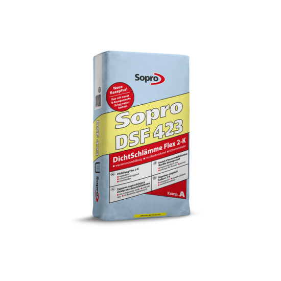 Гідроізоляційна суміш двокомпонентна Sopro DSF 423 А (24 кг)