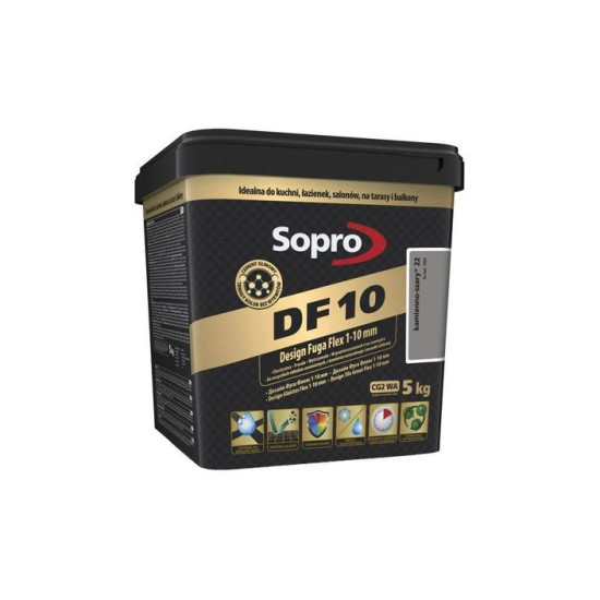Затирка для швів Sopro DF 10 1062 кам'яно-сіра №22 (5 кг)