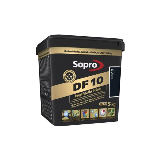 Затирка для швів Sopro DF 10 1061 чорна №90 (5 кг)