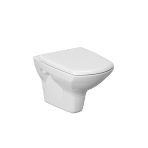 Унітаз підвісний Carina 548 CleanOn з кришкою дюропласт soft close SZCZ1000841773 Cersanit