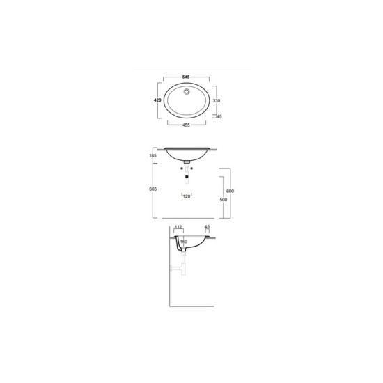 Умивальник Marine (S50P) SIMAS