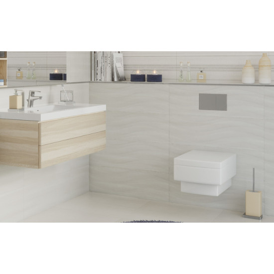 Плитка стінова Living Cream Wave 250x750 Ceramika Color