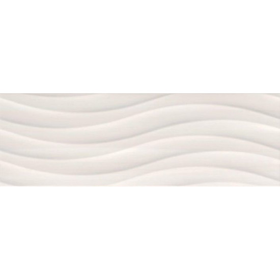 Плитка стінова Living Cream Wave 250x750 Ceramika Color