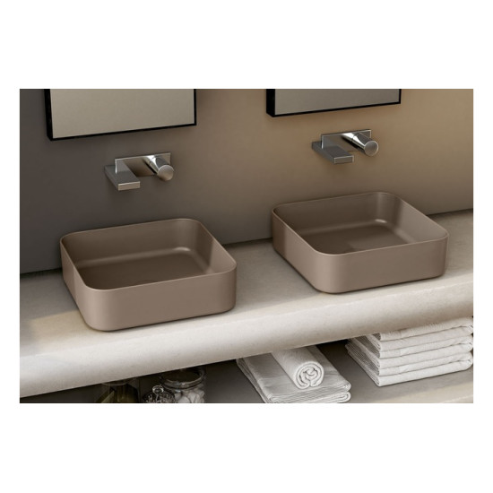 Умивальник Shui Comfort Quadrato 40 Arenaria SHCOLAQ40AN CIELO