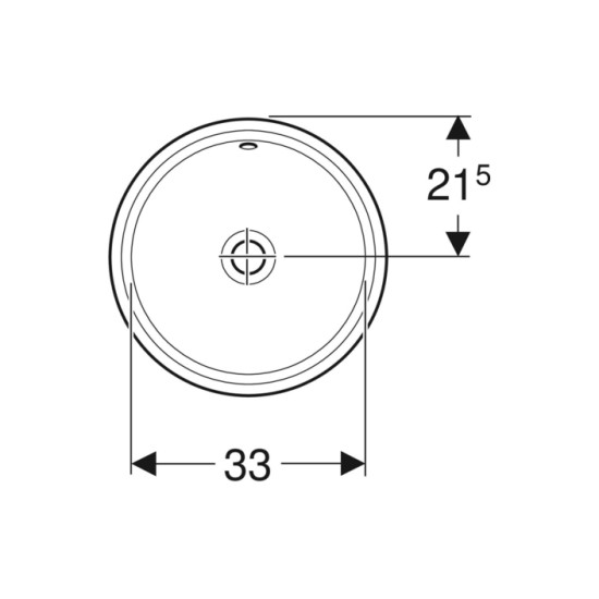 Умивальник VariForm 40 500.747.01.2 Geberit