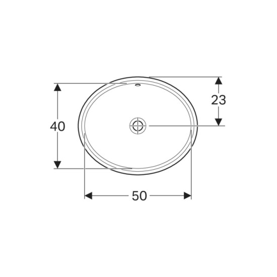 Умивальник VariForm 56 500.753.01.2 Geberit