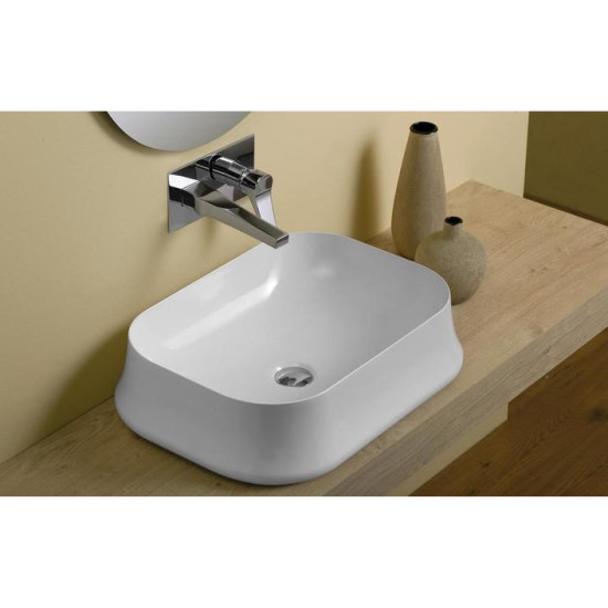 Умивальник SH 08 Sharp (SH08 white) Glossy white SIMAS