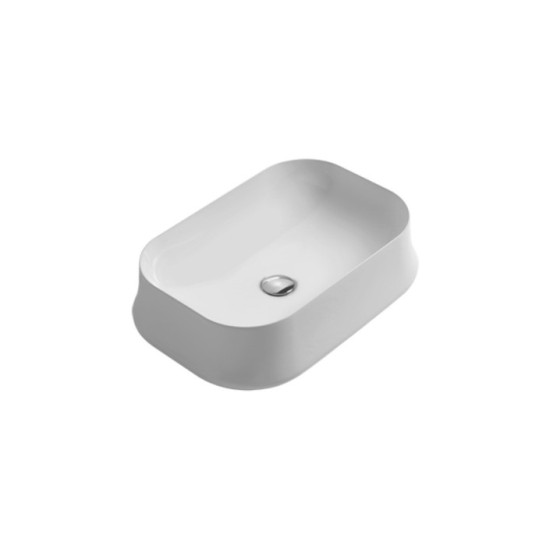 Умивальник SH 08 Sharp (SH08 white) Glossy white SIMAS