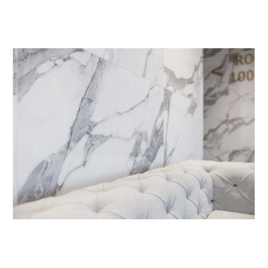 Плитка керамогранітна Calacatta White POL 597x597x8 Cerrad