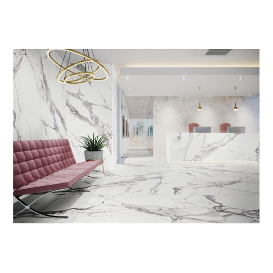 Плитка керамогранітна Calacatta White RECT 1197x2797x6 Cerrad