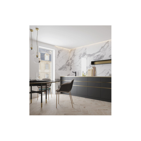 Цоколь Calacatta White 80x597x8 Cerrad