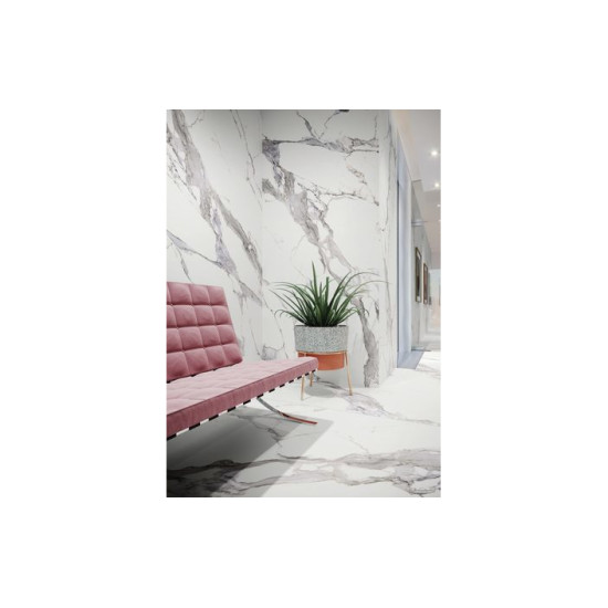 Плитка керамогранітна Calacatta White Satyna 1197x2797x6 Cerrad