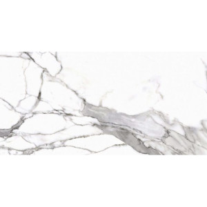 Плитка керамогранітна Calacatta White Satyna 597x1197x8 Cerrad