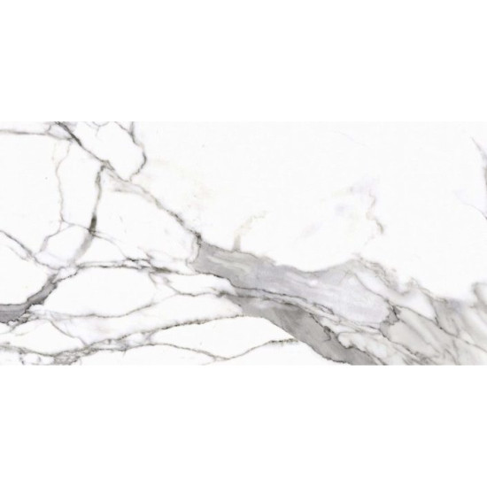 Плитка керамогранітна Calacatta White Satyna 597x1197x8 Cerrad