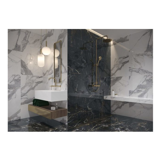 Плитка керамогранітна Marquina Gold POL 1197x2797x6 Cerrad