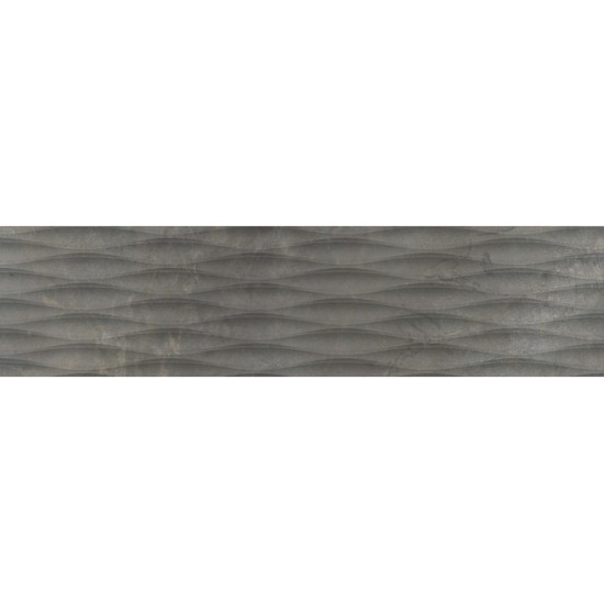 Плитка керамогранітна Masterstone Graphite Decor Waves POL 297x1197x8 Cerrad