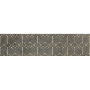 Плитка керамогранітна Softcement Graphite Decor Geo POL 297x1197x8 Cerrad