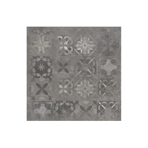 Плитка керамогранітна Softcement Graphite Decor Patchwork POL 597x597x8 Cerrad