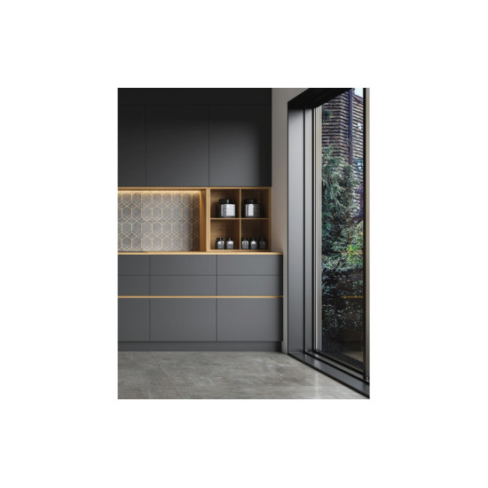 Плитка керамогранітна Softcement White Decor Geo POL 297x1197x8 Cerrad